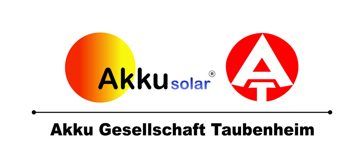 Doppellogo von Akkusolar